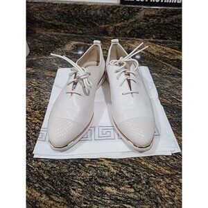 Cole Haan Womens Grand Ambition Lace Up Flats Casual Ivory US 5 Excel Cond